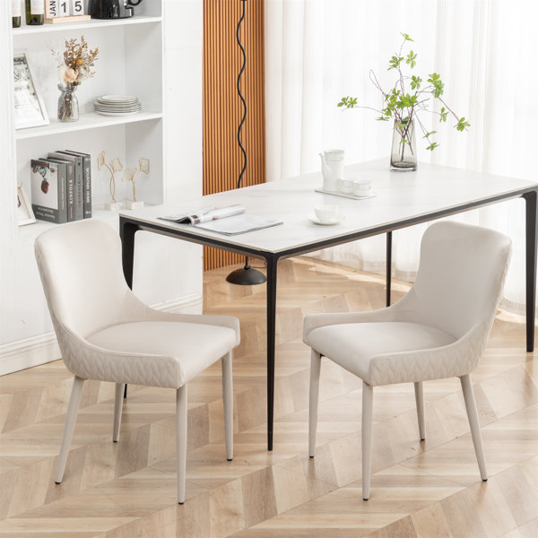 Corrigan Studio® Velvet Tufted Dining Chair(set Of 2) Wayfair